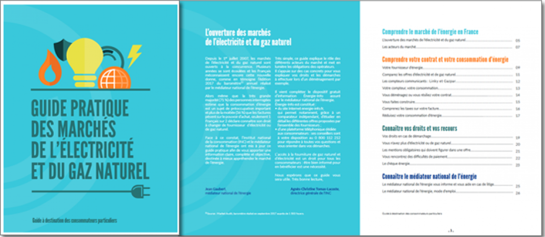 Guide pratique des marchés de l’électricité et du gaz naturel, nouvelle version 2018
