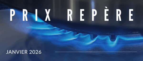 Janvier 2026 : publication du prix repère du gaz par la CRE